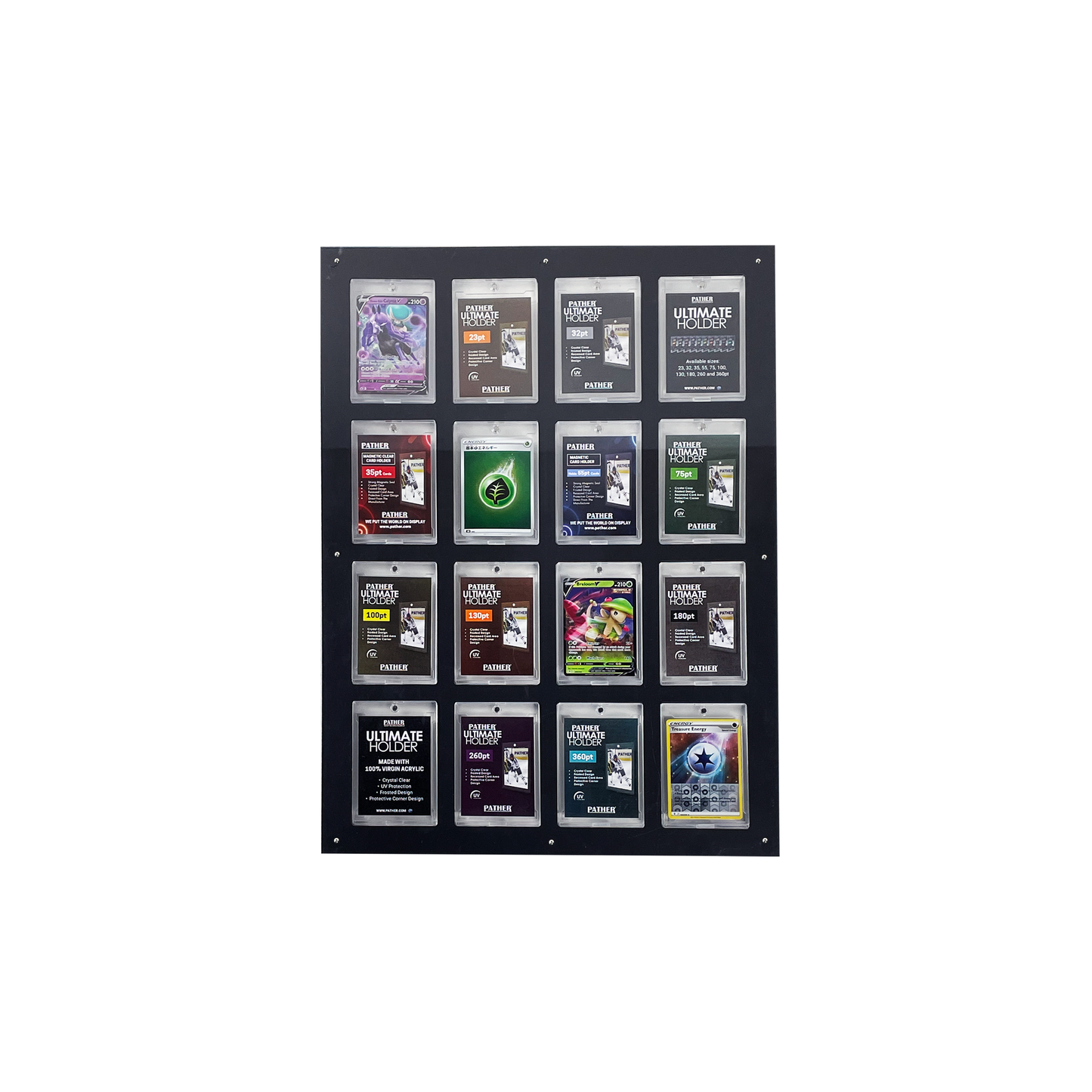 PATHER® Ultimate Holder Card Wall - 16 Slots