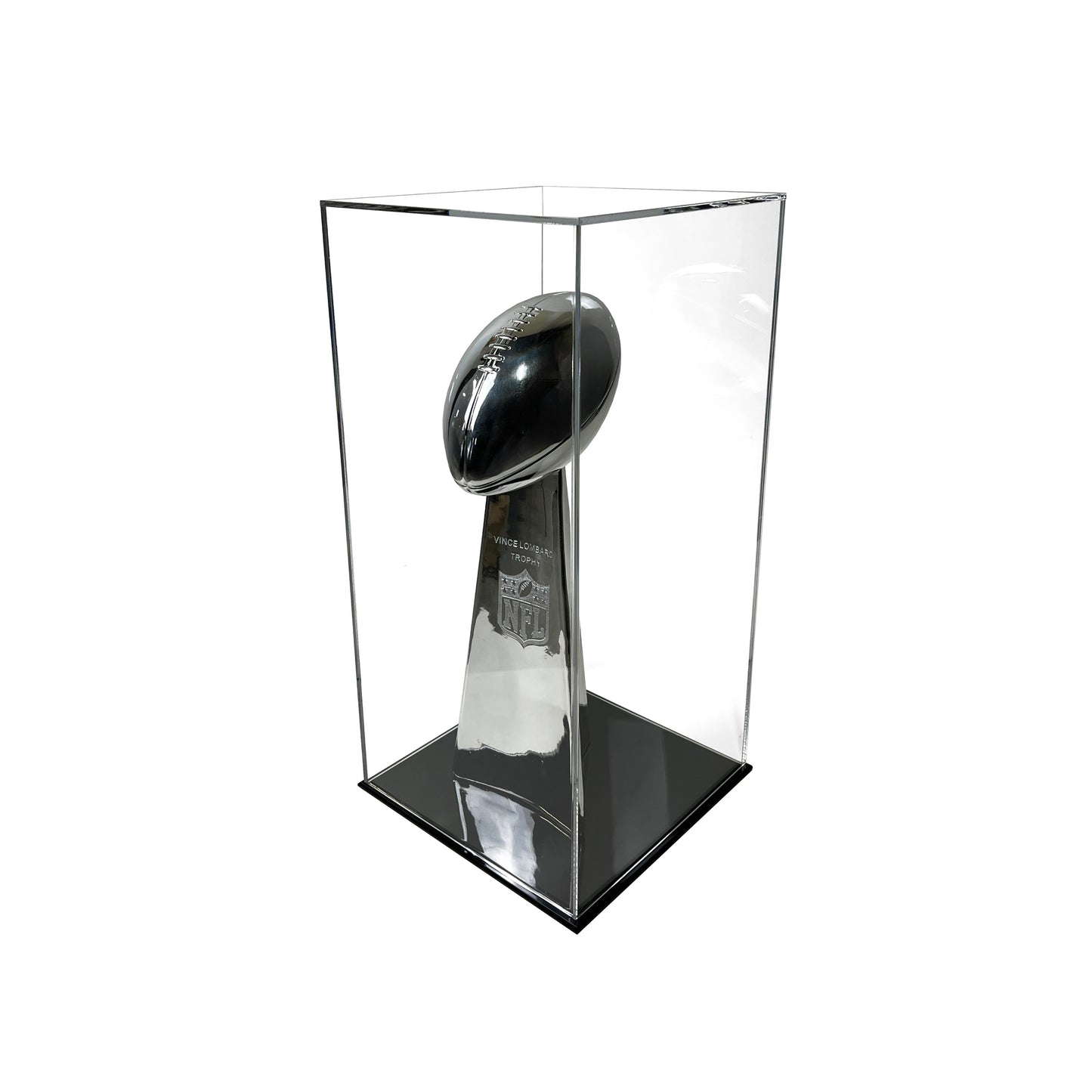 PATHER® Display Cube With Black Base - 15 3/4" x 15 3/4" x 29 1/2"