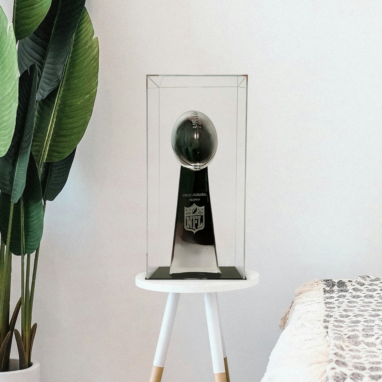PATHER® Display Cube With Black Base - 15 3/4" x 15 3/4" x 29 1/2"