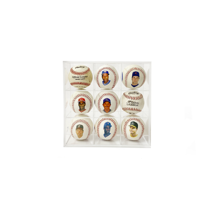 9 Slotted Baseball Display Case