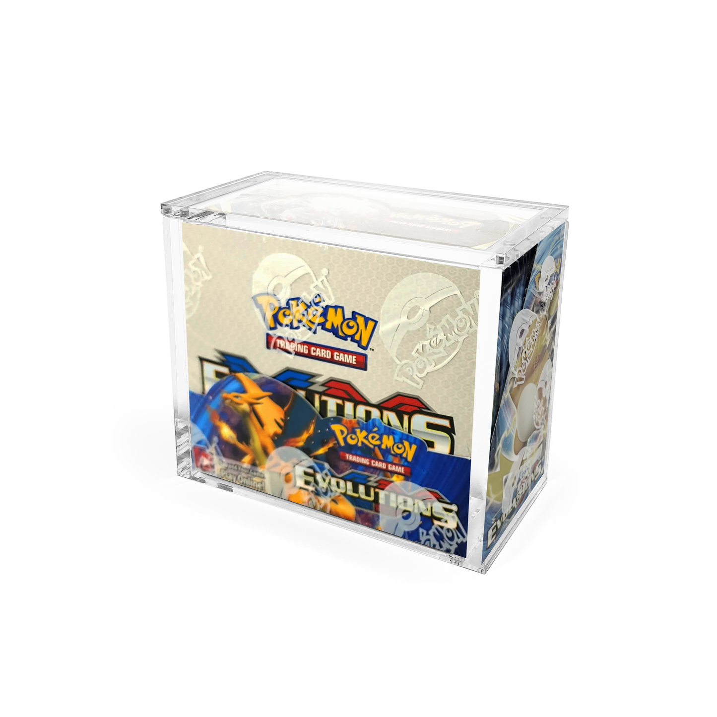PATHER®  Pokemon Booster Box Display Case with Magnetic Lid